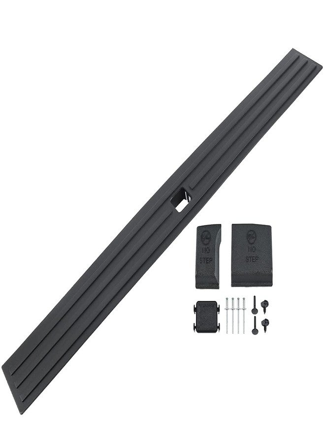 OKPARZ Compatible for Flexible Flex Step Center Tailgate Cap Mad Trim Molding with Release Button Ford F-150 F150 2015-2020 FL3Z9940602B - Image 2